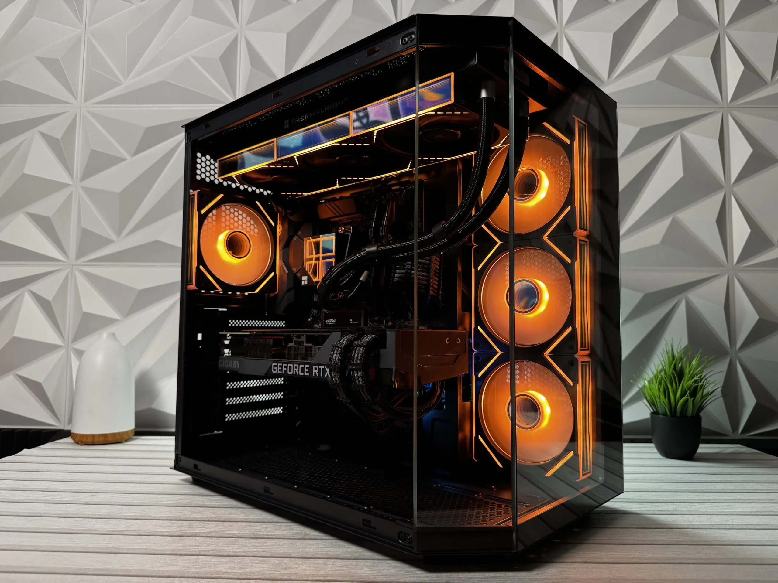 Custom built gaming PC for high FPS gaming and streaming