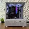 DKBPC Starter PC Image 2 DKBPC Starter PC front view showing clean white gaming PC build