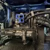 Close-up of the DKBPC Core PC featuring the MSI GeForce RTX 3060 Ti graphics card, Intel Core i7-9700K cooling system, and clean cable management.