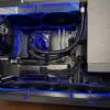 DKBPC Performance PC custom gaming computer front angle.