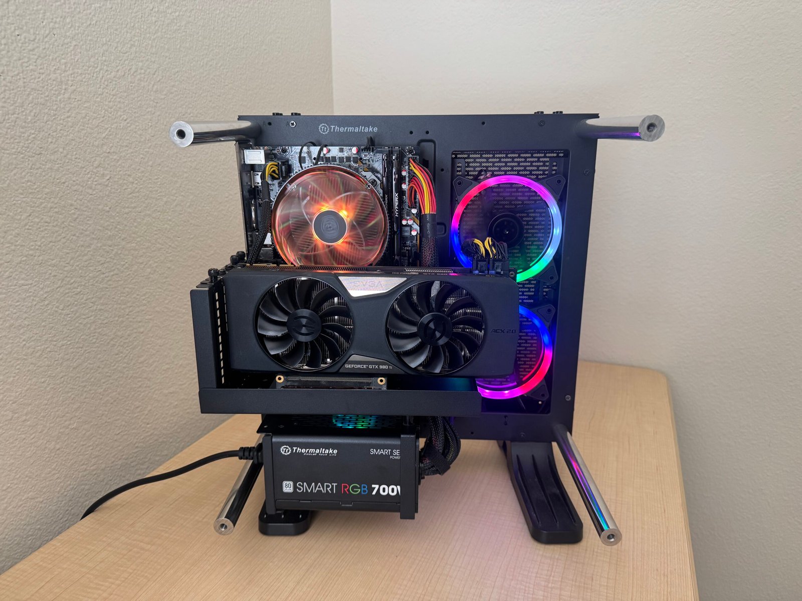 GTX 980 Ti Open-Frame Gaming PC | i7-8700K | 16GB RAM | 1TB SSD + 1TB HDD