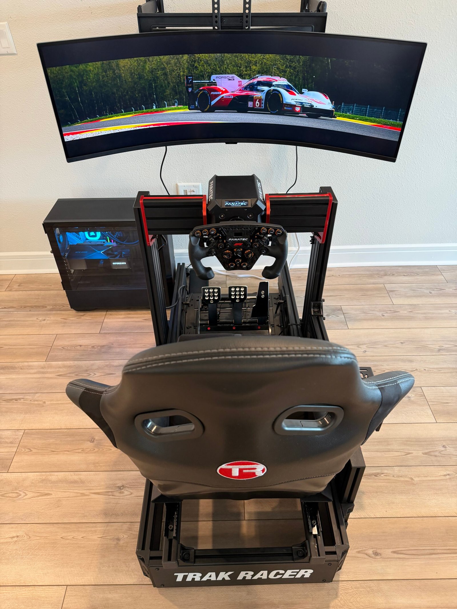 Full custom racing simulator setup build