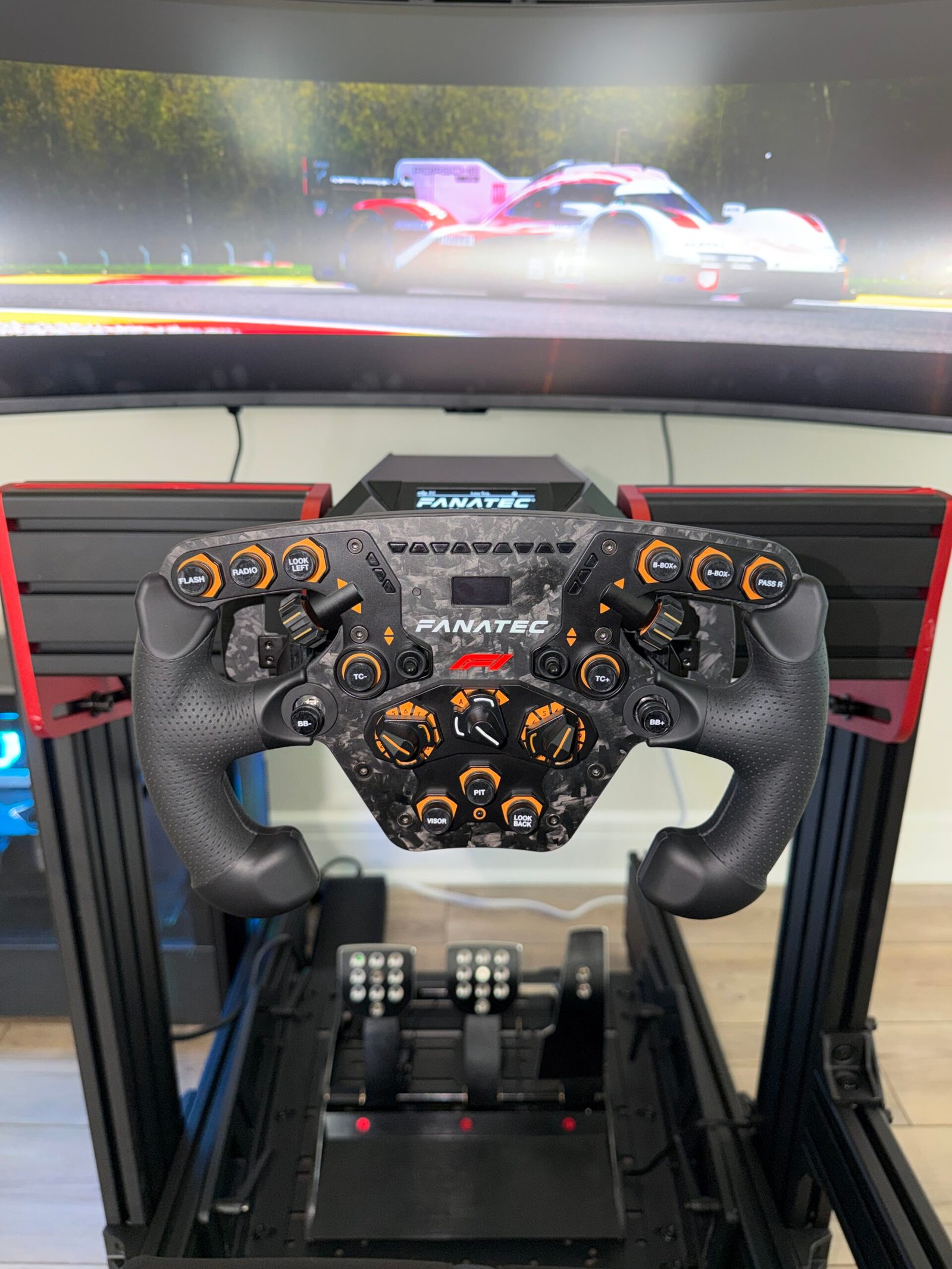 Racing simulator PC and rig integration